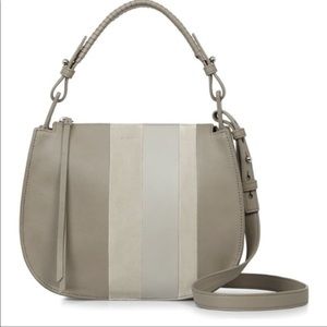 AllSaints Casey Lea Hobo Crossbody Handbag *Discolored*
